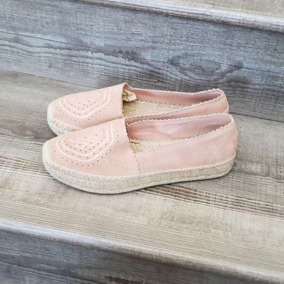 UGG HEIDI Perforated Suede Espadrille Slip On women's size 8.5 NWNT - Picture 2 of 7